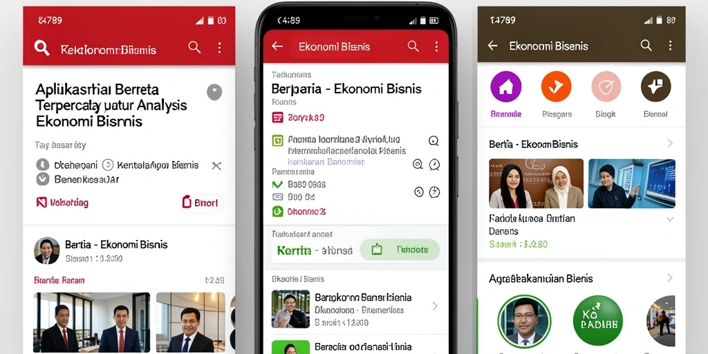 Tampilan antarmuka KA789 untuk berita ekonomi dan bisnis.