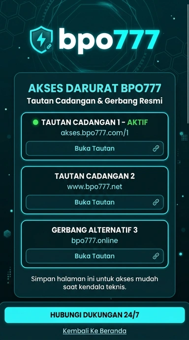 Tampilan link alternatif bpo777