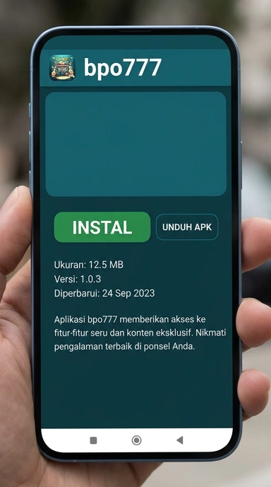 Tampilan halaman APK bpo777